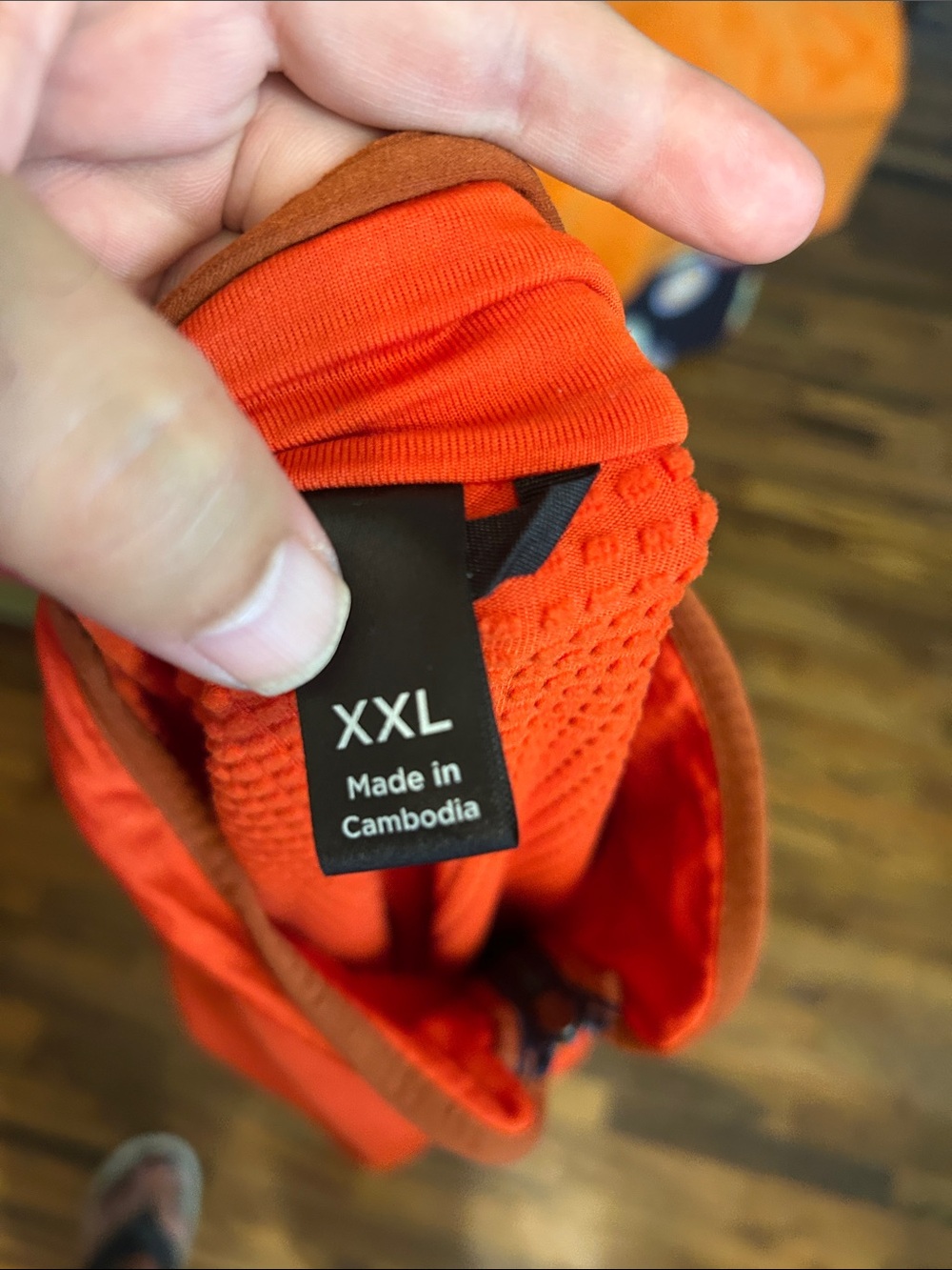 cotopaxi Orange and Brown Chest-Pocket Quarter-Zip Fleece - Picture 8 of 9